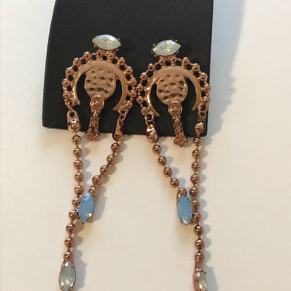 Free People Ball Chain bolo Earrings - Picture 3 of 4