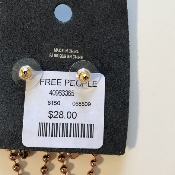 Free People Ball Chain bolo Earrings - Picture 4 of 4