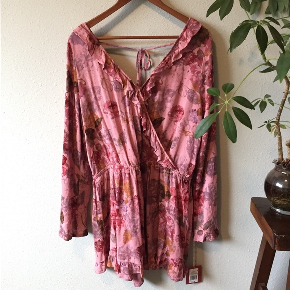 Mossimo Supply Co. Pants - Boho Floral Romper