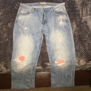 BKE Derek Straight Buckle Jeans