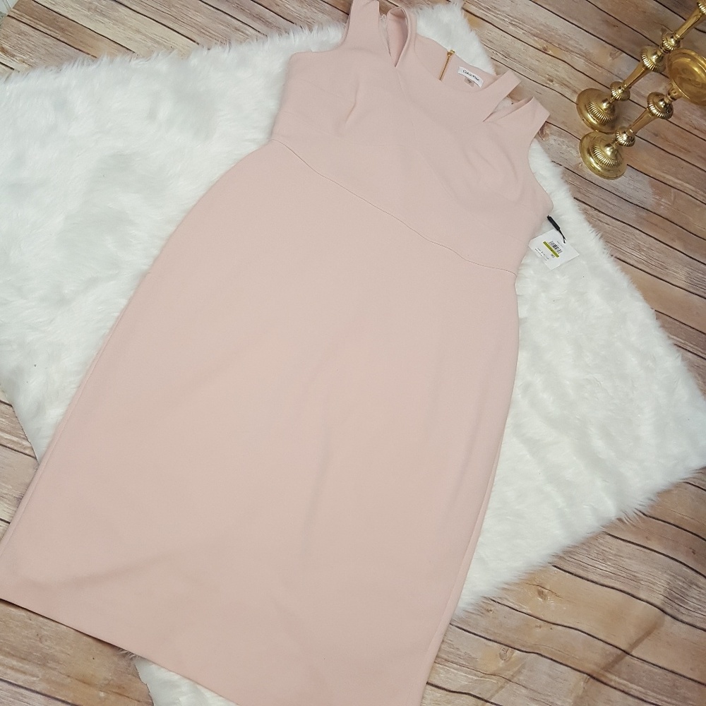 💖SOLD💖Calvin Klein blush pink Seath Dress NWT