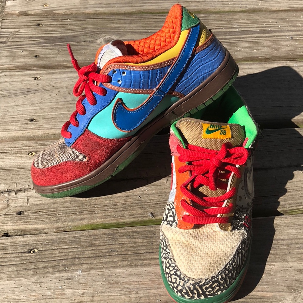 Nike SB What The Dunk US 9.5 Euro 43 RARE