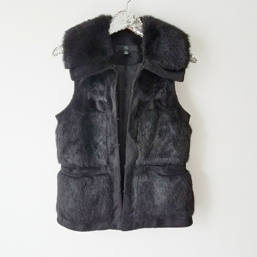 NWOT Rachel Zoe Faux Fur Vest