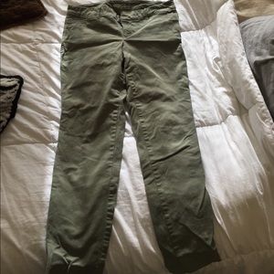 Old Navy Olive Green Pixie Pant