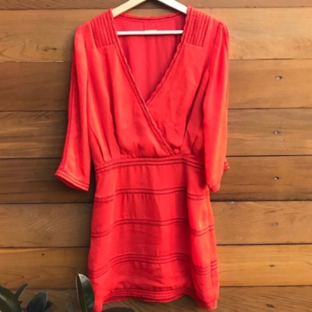 [Rebecca Minkoff] Bright red dress