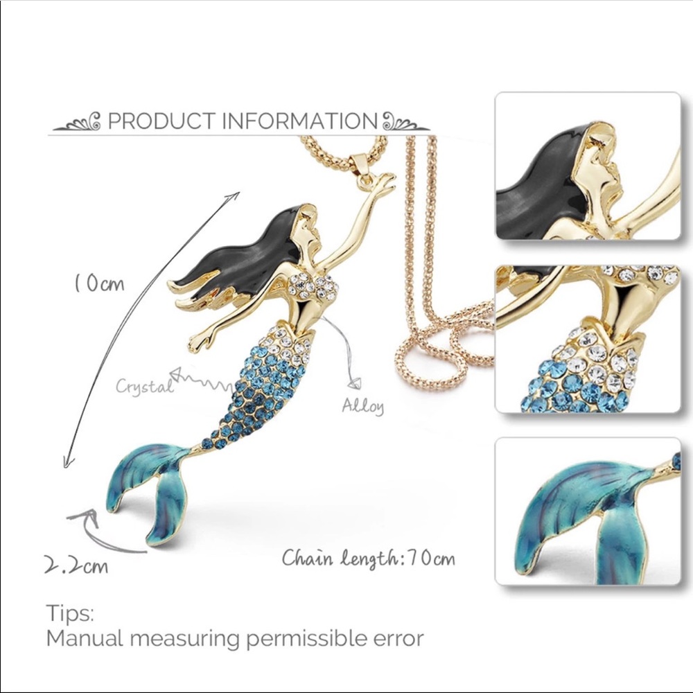 (R3) Gorgeous Mermaid Necklace - Picture 7 of 7