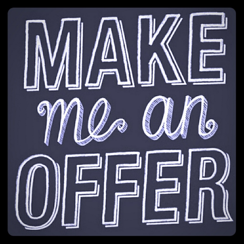 All offers considered