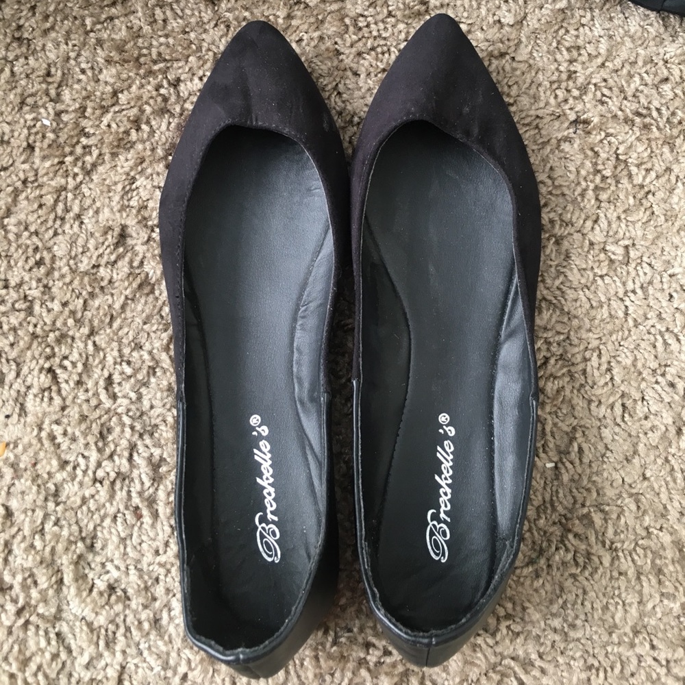 Lulus Suede/Leather Flats