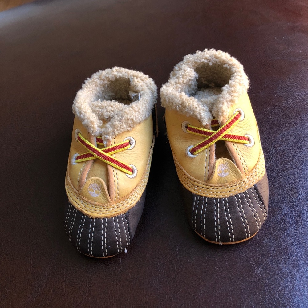 Infant timberland booties