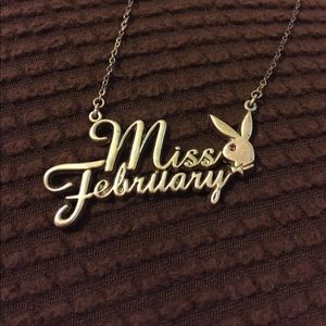Playboy Miss February necklace
