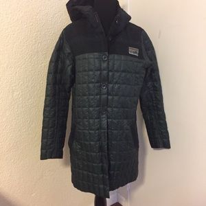 Pantagonia Puff Parka with hood.