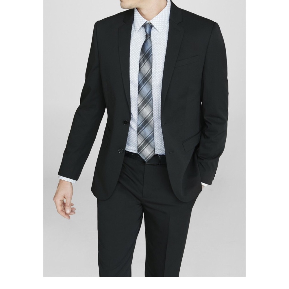 Express photographer black suit pants