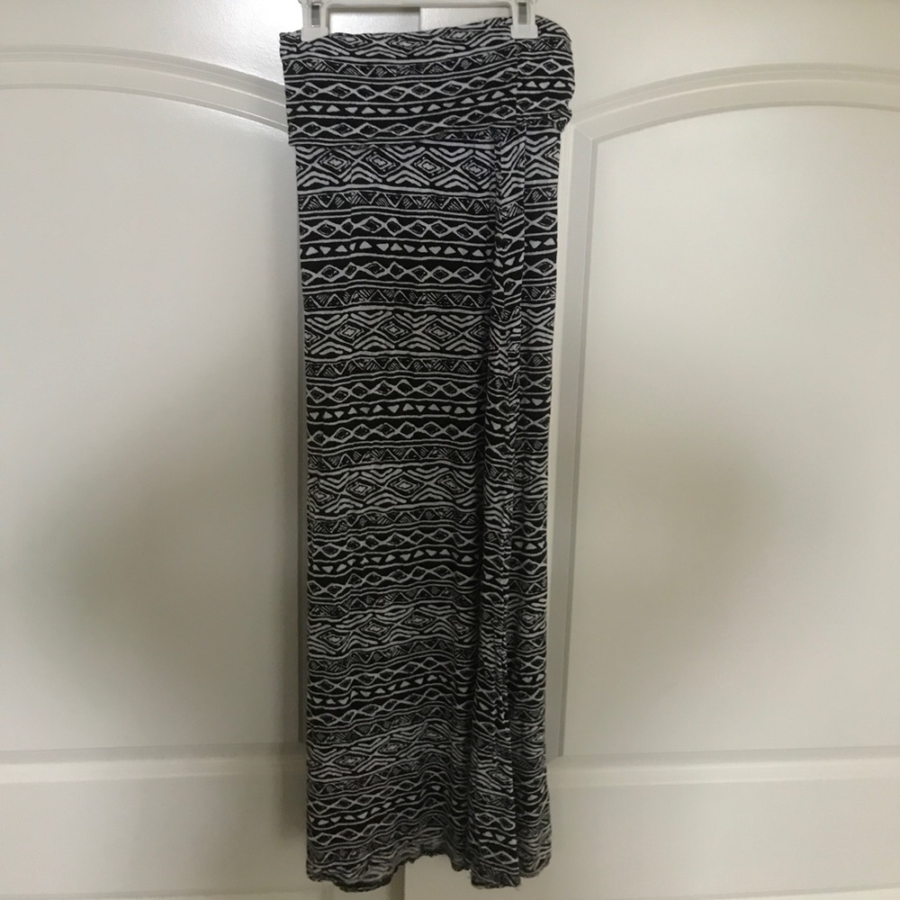 aztec maxi skirt