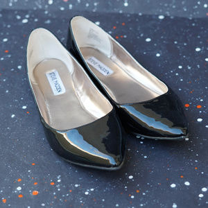 Steve Madden Faux Patent Flats