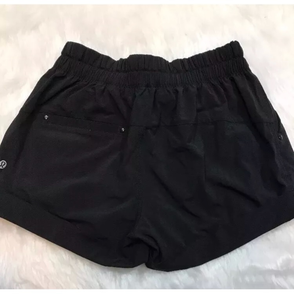 Lululemon Athletica black Drawstring Shorts
