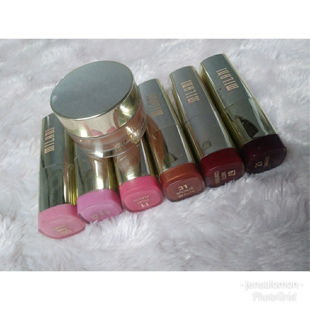 Milani lipsticks