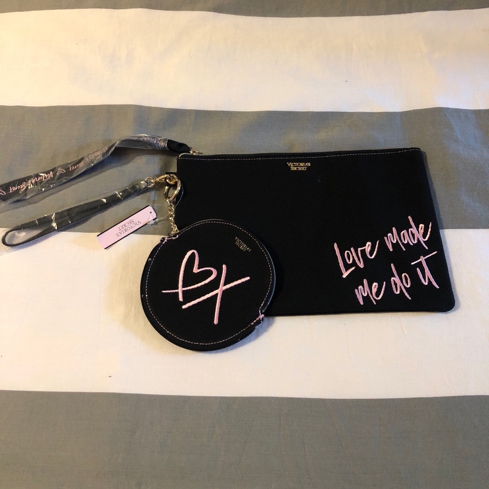 Victoria’s Secret clutch and coin purse, NWT
