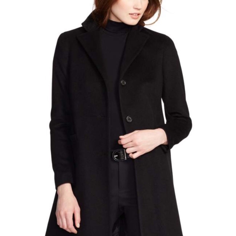Lauren Ralph Lauren Wool Blend Reefer Coat. 2P