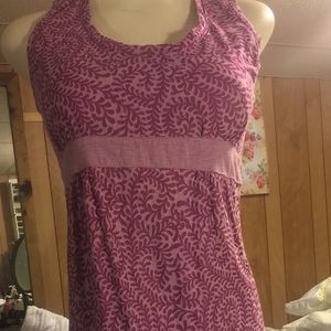 Athleta dress size M high waist tie in the back