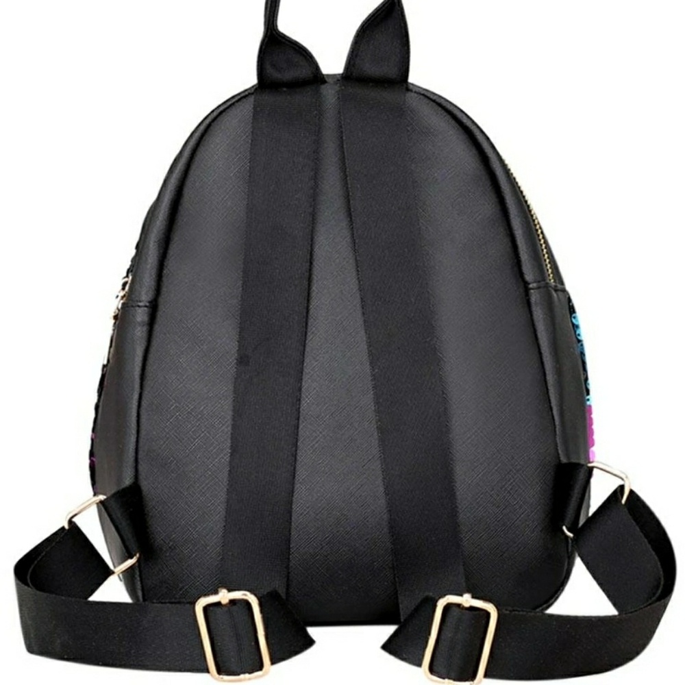 Black Sequins Backpack - image 2