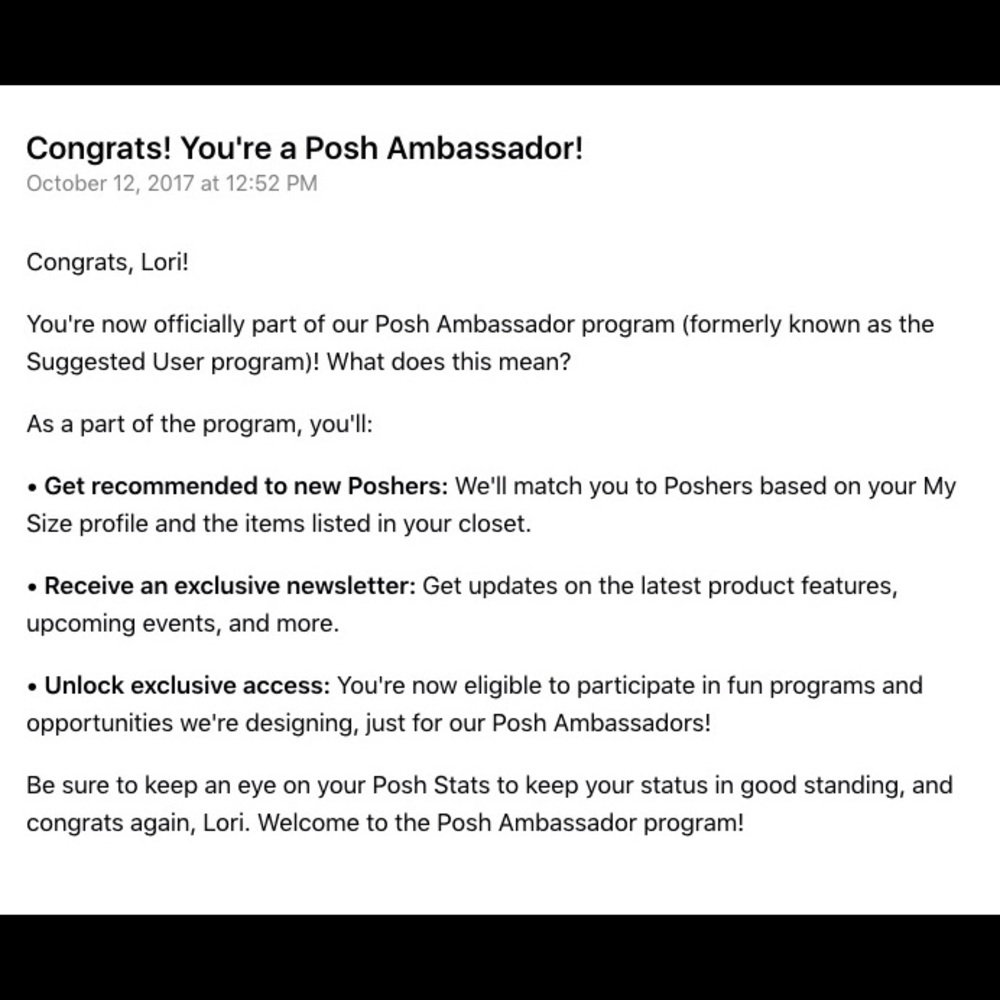 Posh Ambassador