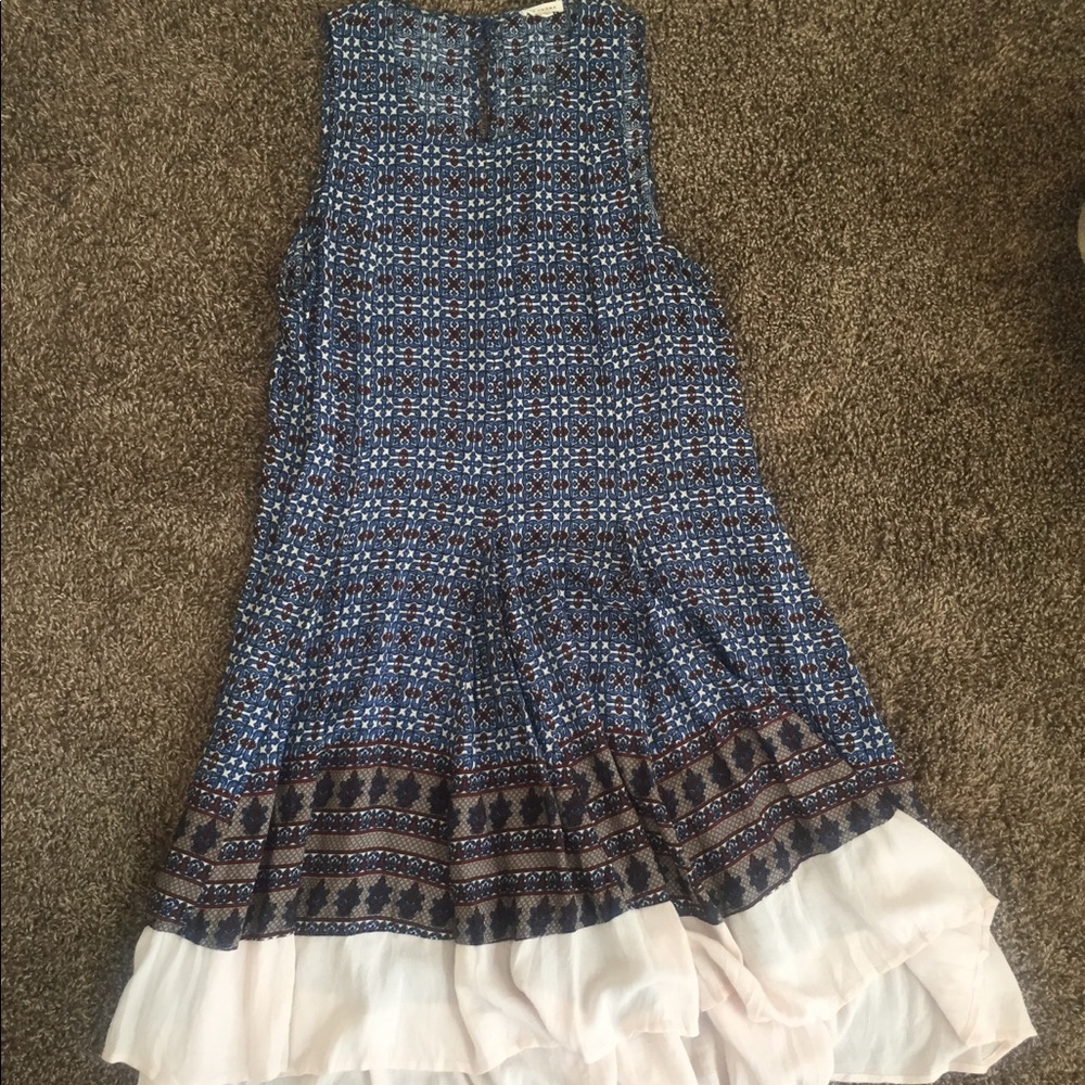 Patterned Tank Top Dress