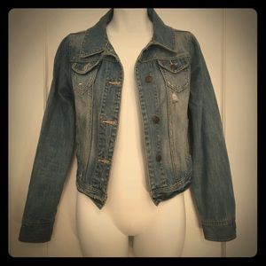 Heritage 1981 grunge jean jacket, size medium
