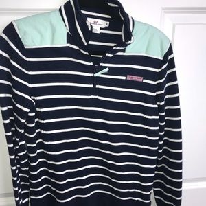 Vineyard Vines 1/4 zip shep shirt.