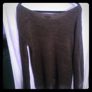 Off the shoulder sweater