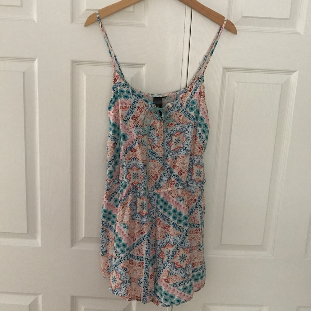 Paisley Tank top Romper