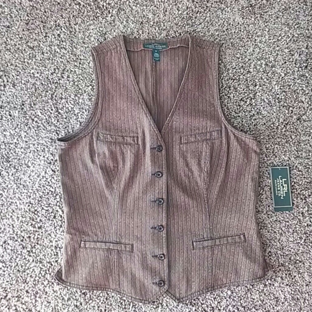 NWT Lauren by Ralph Lauren vest