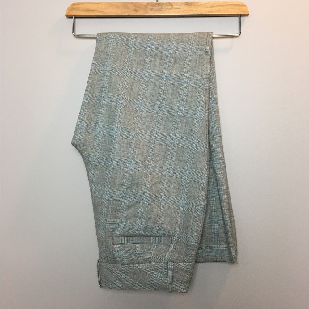 Banana Republic Jackson fit plaid dress pant