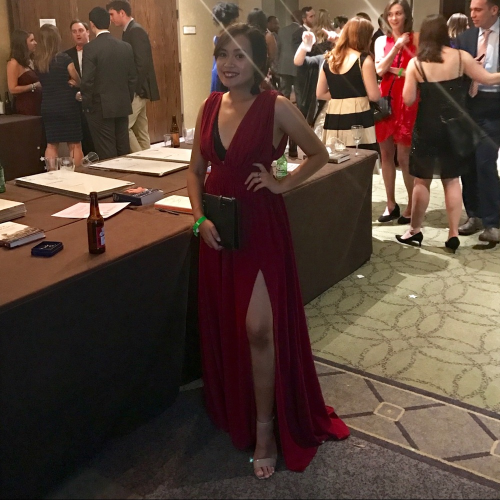 Burgundy Night Dress