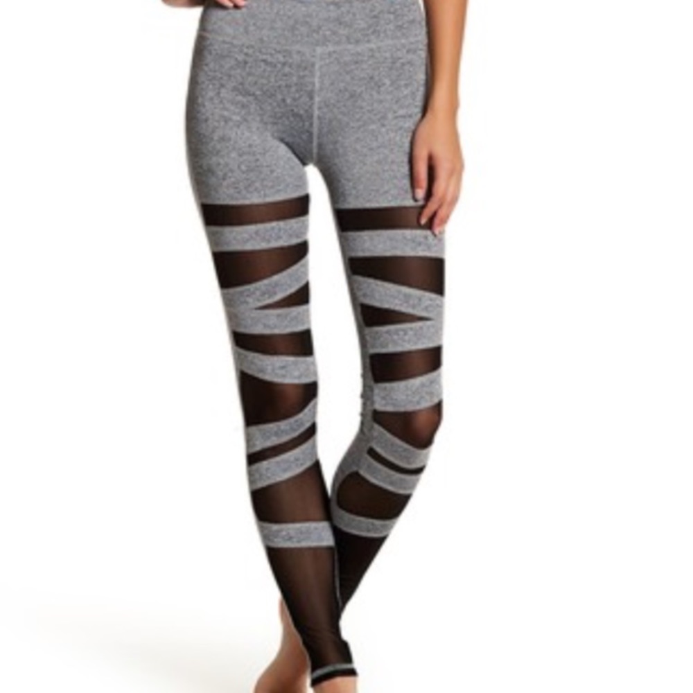NWT Electric Yoga Mesh Panel Leggings, S