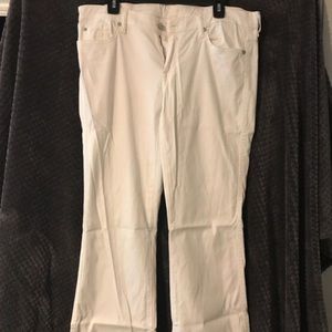 Seven For All Mankind White Jeans