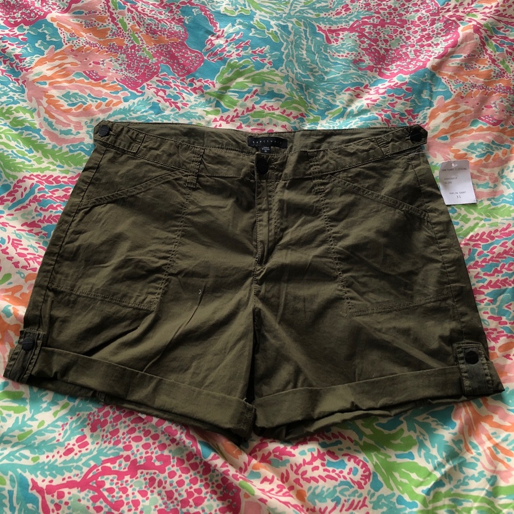 NWT olive green sanctuary shorts