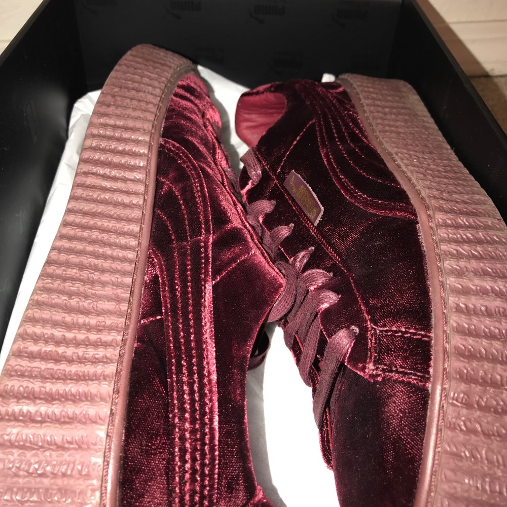 Puma x Fenty Velvet Creeper Velvet Burgundy
