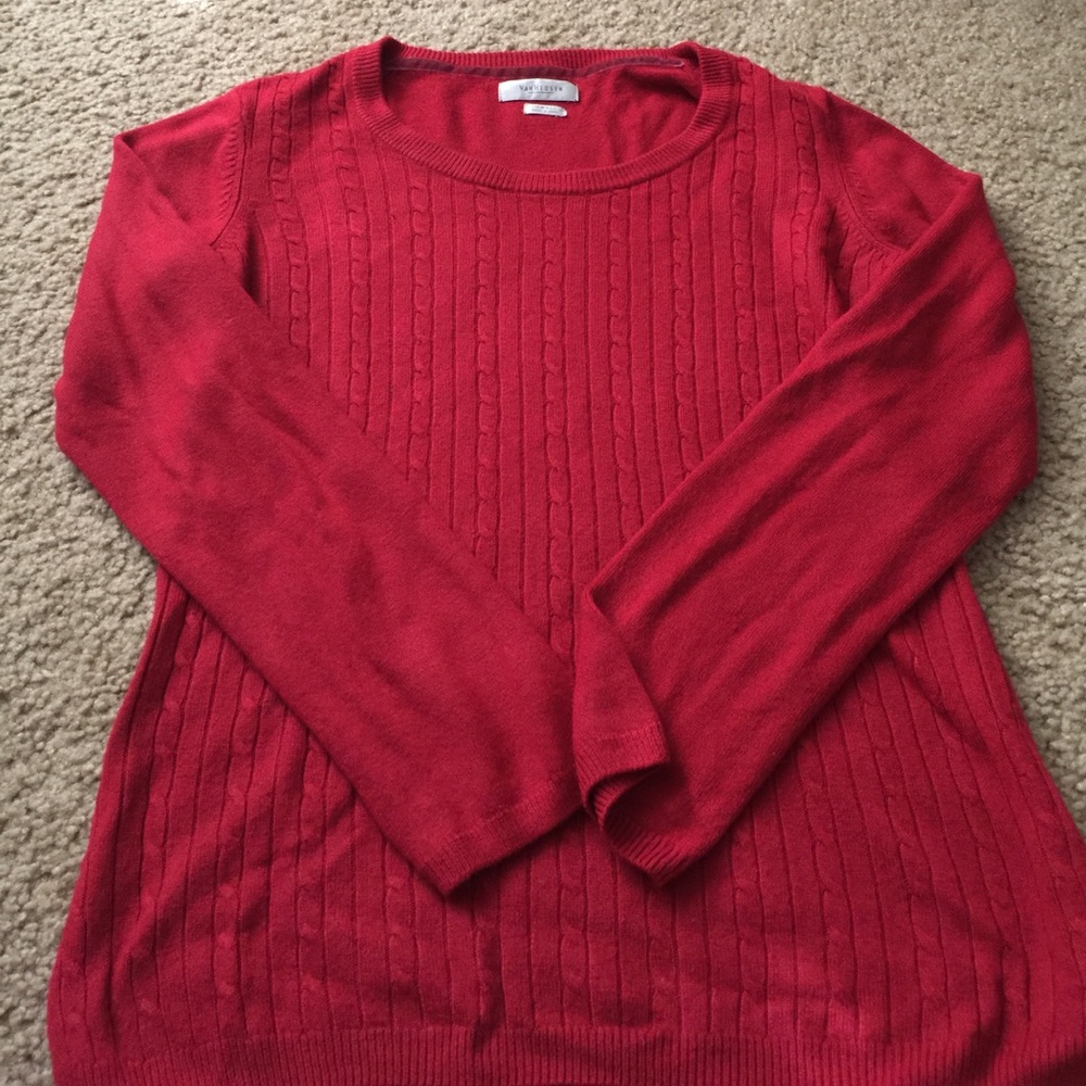 Red sweater