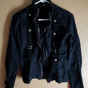 Morbis gothi punk long jacket