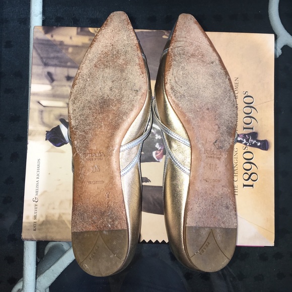 Metallic Prada Flats - Picture 5 of 5
