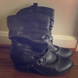 CHARLOTTE RUSSE Brown Booties
