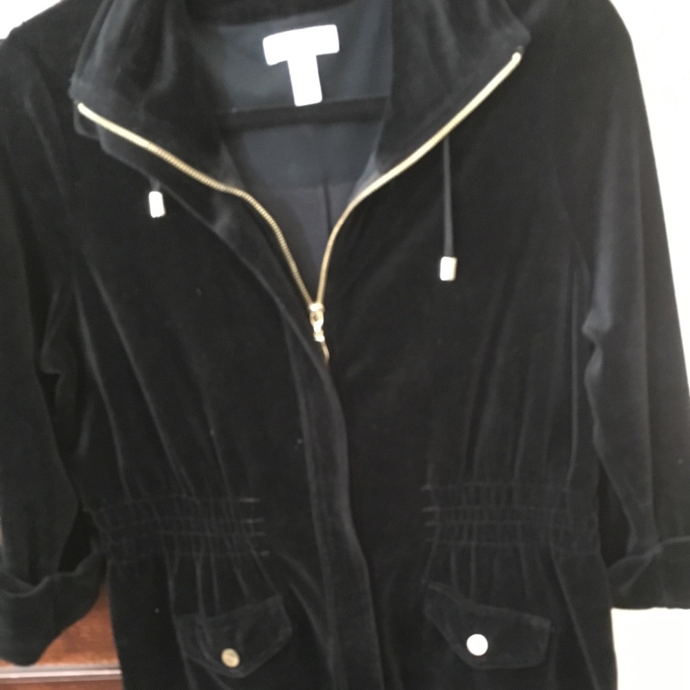 Black velour jacket
