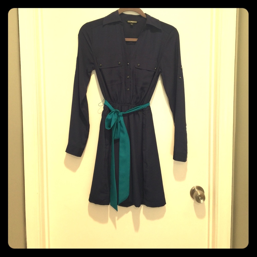 Express long sleeve dress