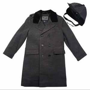 Rothschild Boys Wool Coat/ Hat Size 6