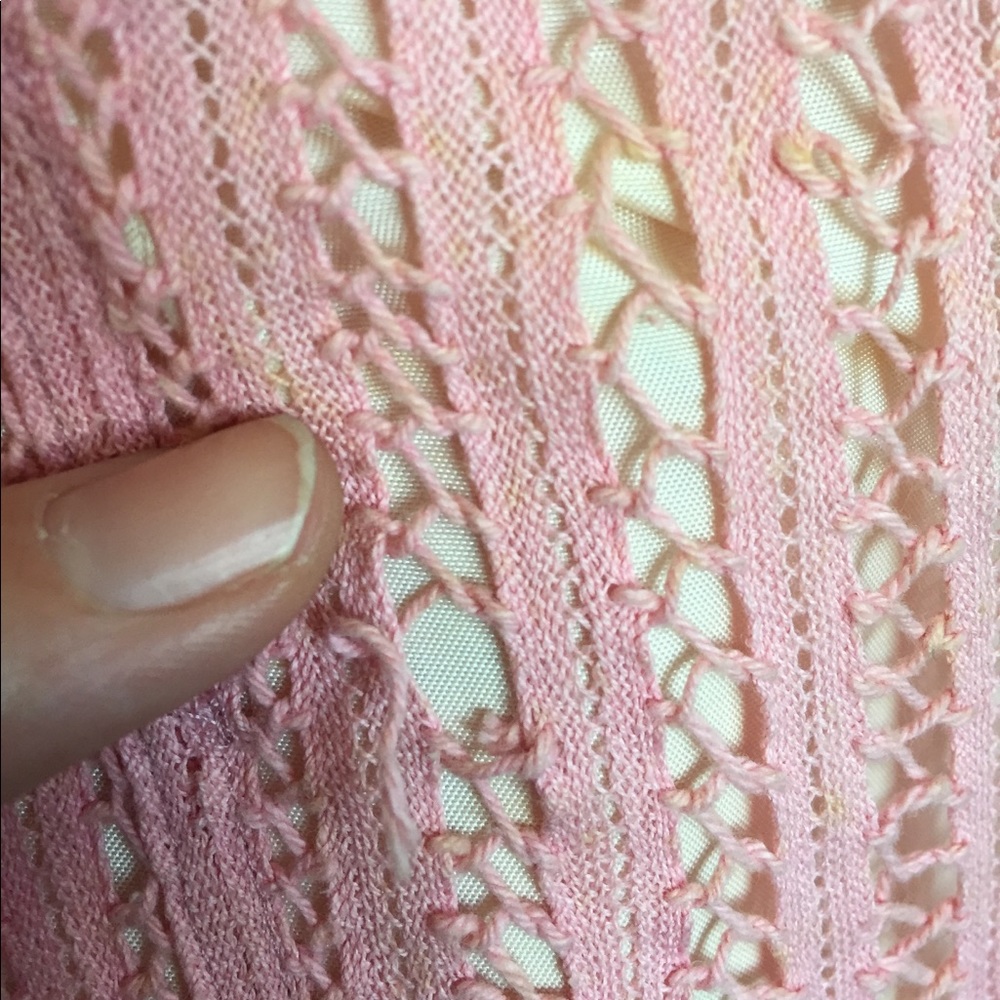 VINTAGE 90s/00s Betsey Johnson Crochet/Lace/Sequin Cocktail Dress - Picture 8 of 8