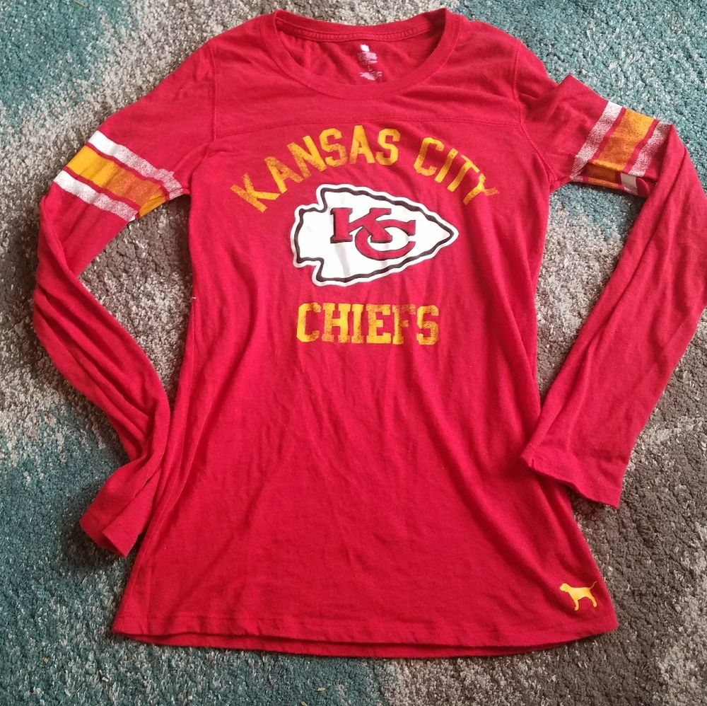 Victoria Secret pink KC Chiefs long sleeve
