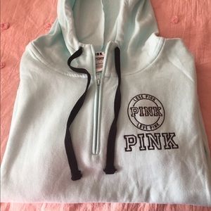 VS Pink quarter zip hoodie