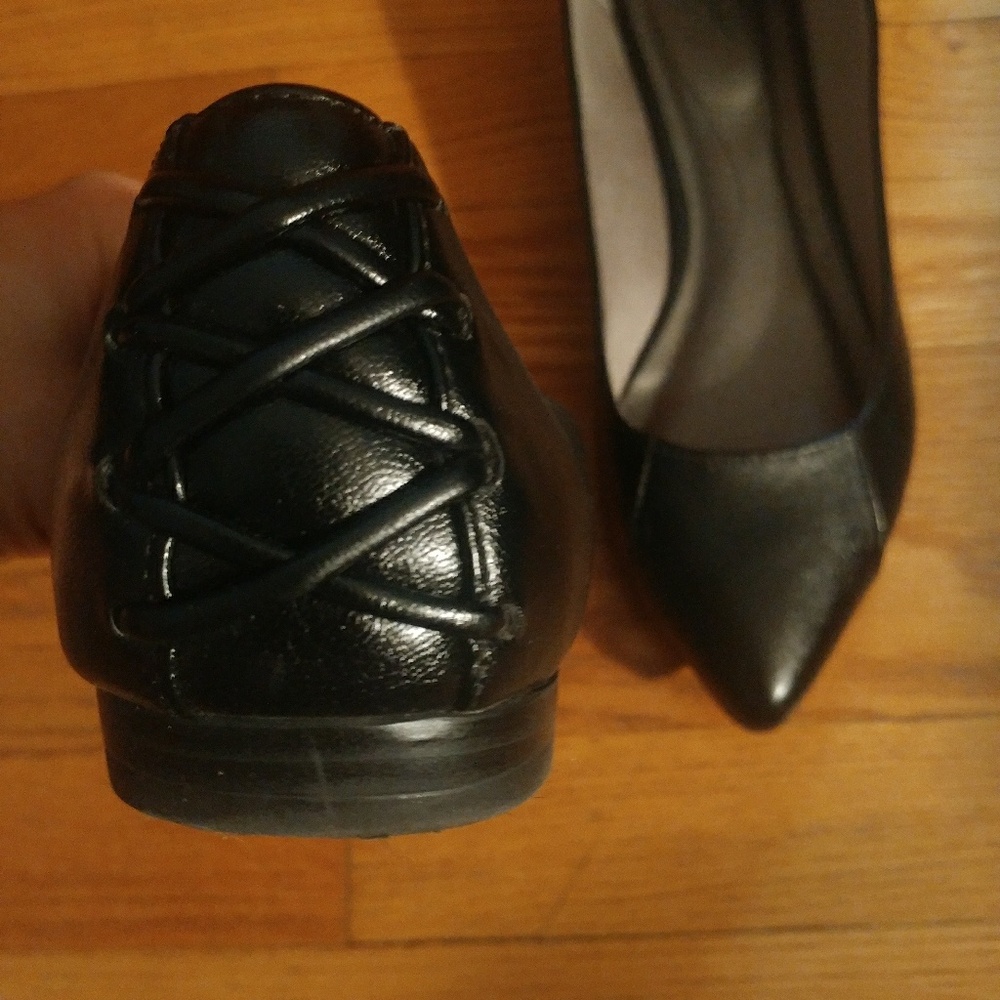 Lifestride black flats size 10