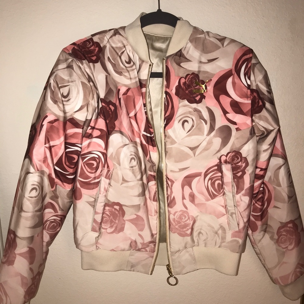 Puma x Careaux Reversible Floral Bomber Jacket
