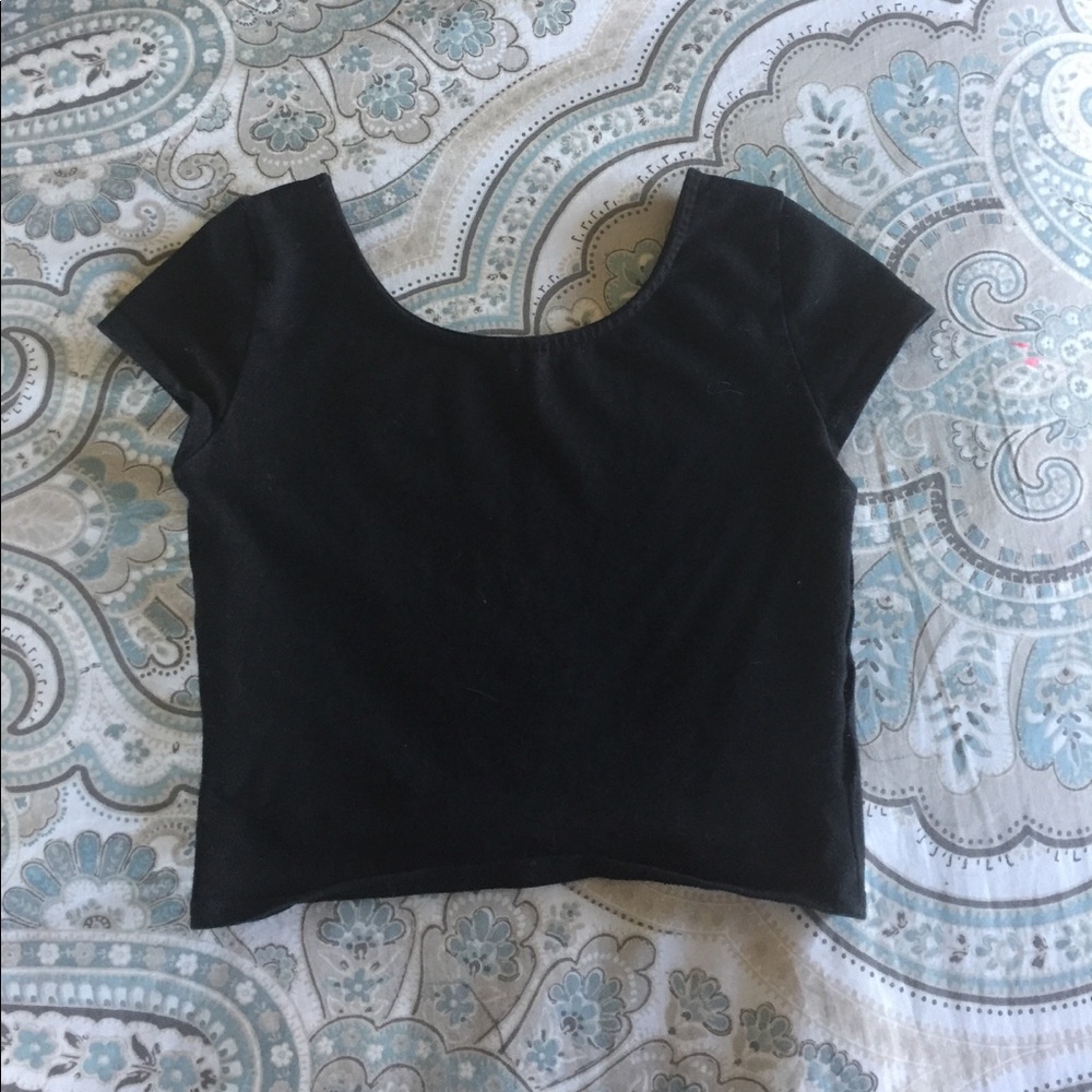 Aeropostale Black Crop Top